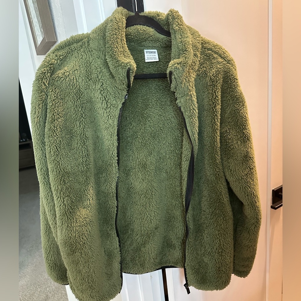 PINK teddy shearling jacket